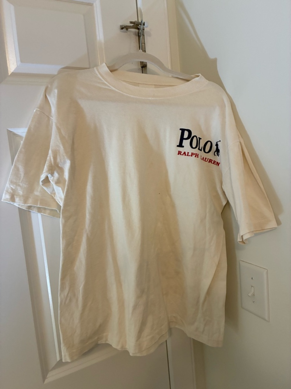 Polo by Ralph Lauren Off-White Logo Short Sleeve Tee
